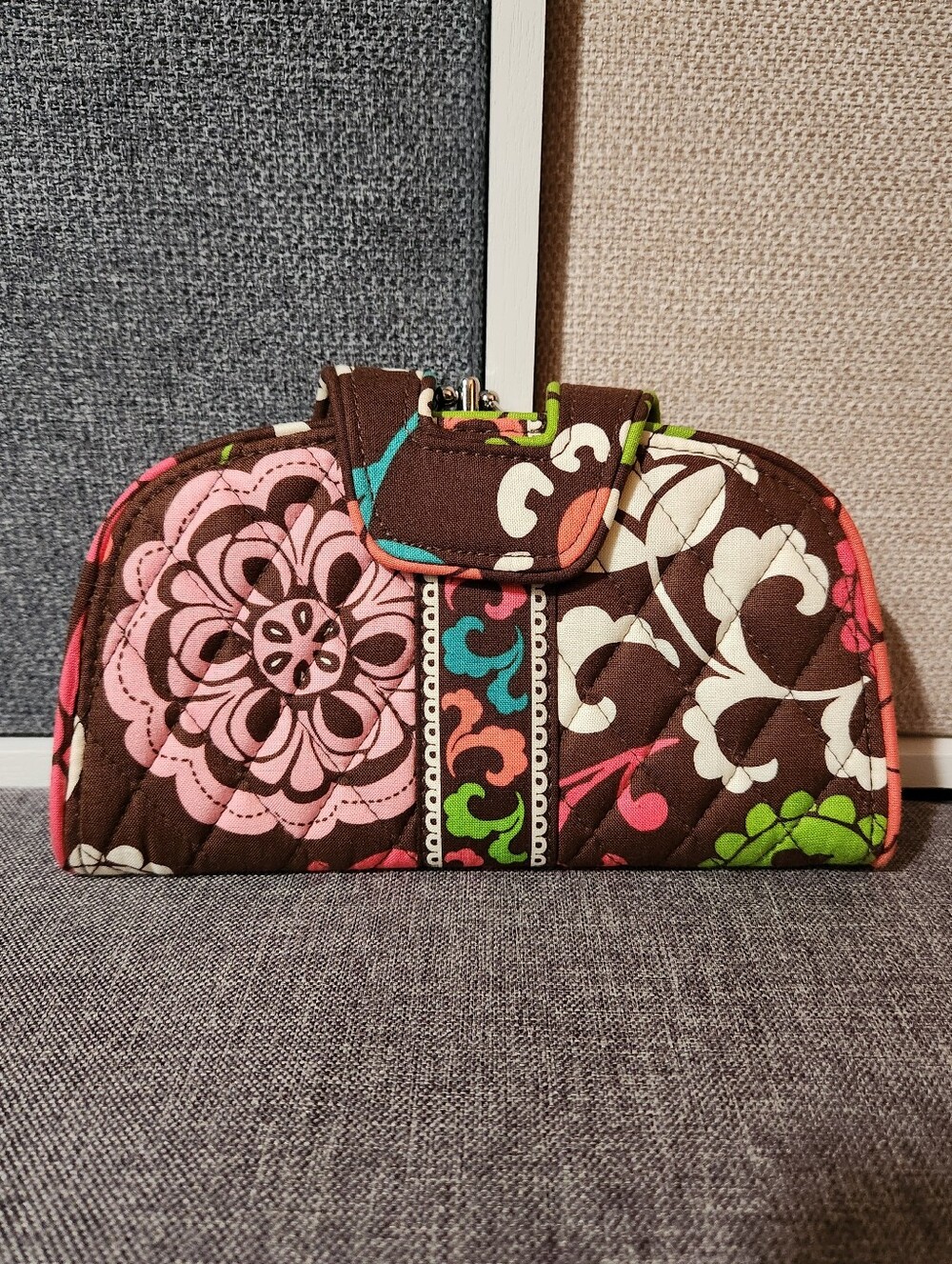 Vera Bradley Lola Kiss And Snap Wallet